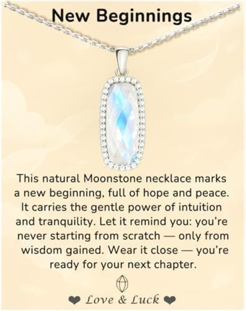 8147 Natural Gemstone New Beginnings Graduation 925 Sterling Silver Plated